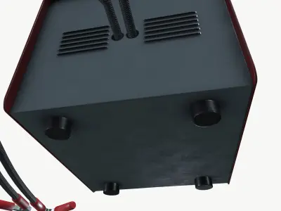 Racing Battery 3D model