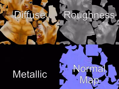 Orange Tabby Kitten model pack Low-poly 3D model