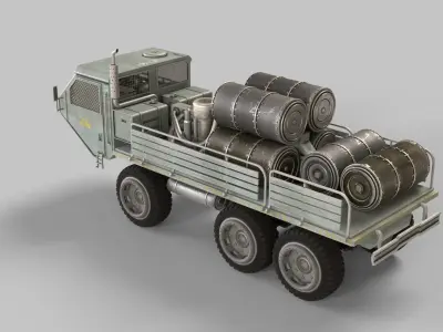 Bomb truck 3D model