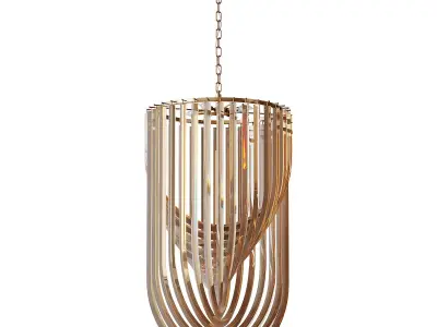 Chandelier Murano light 3D model