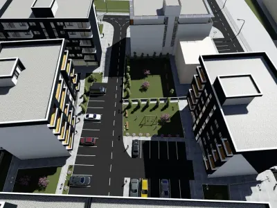 RESIDENTIAL BUILDINGS 3D model get