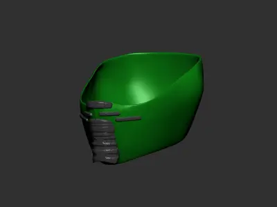 helmet high poly sculpt 3d printable ver 7 3D model 3D model