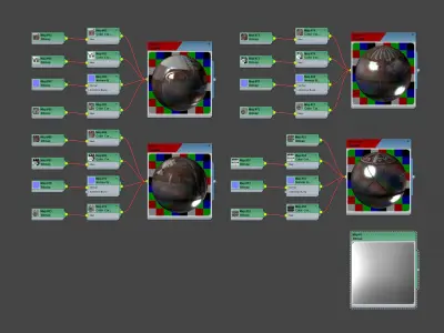 ventilation and electrical connections collection 3D model