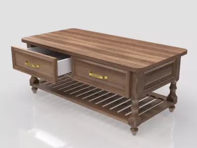Coffee Table 3D Model 3D model