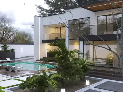 Exterior scene 3D model 3D model