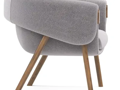 bulo monica 3d model Low-poly 3D model