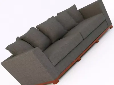 portland modern sofa 3D model