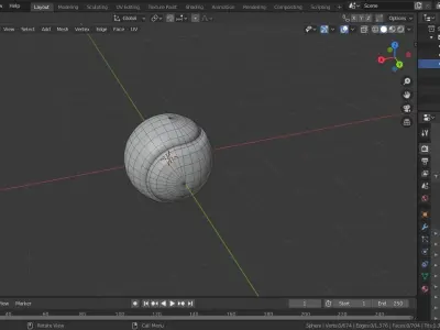 Tennis Ball 3D model 3