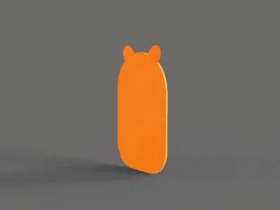 Cartoon Tiger Frame Low-poly 3D model