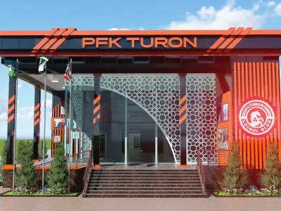 PFC TURON FOOTBALL ACADEMY UZBEKISTAN FERGANA YAYPAN 3D model