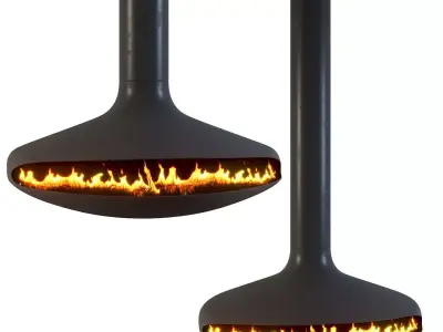 Focus creation GYROFOCUS Fireplace 3D model