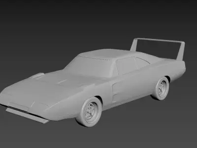 Dodge Charger Daytona 1969 3D print model