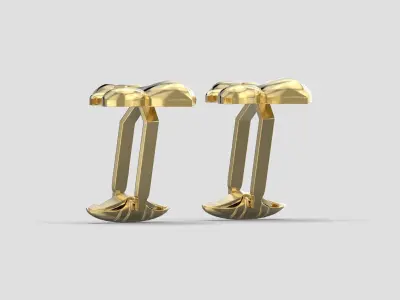 Cufflinks CF L 001 B1 3D print model