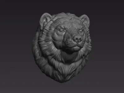 Wolverine head 3D print model