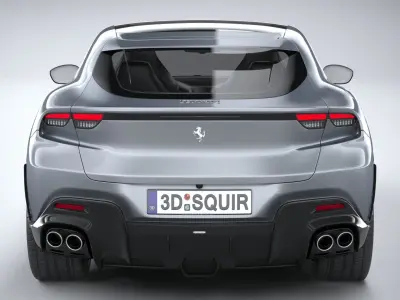 Ferrari Purosangue 2023 3D model