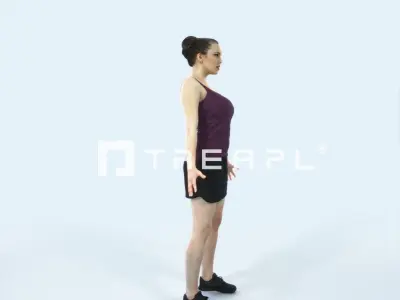Dream F Animated Rigged Sports Woman Low-poly 3D model
