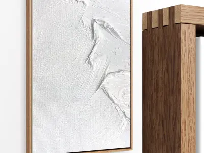 Plaster Two Frame 26 Low-poly 3D model