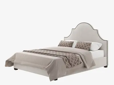 Bed luxury 3D model