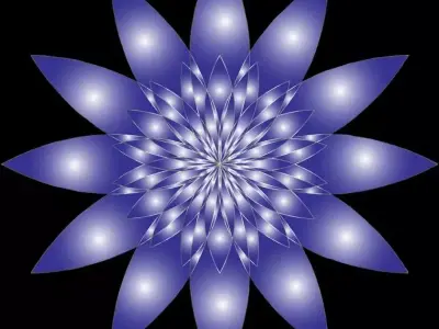 Unreal Engine 5 flower VFX particles animation 3D model