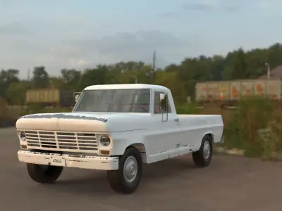 pick up truck 3D model