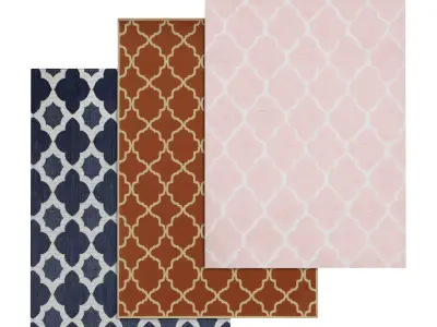 Rug Set 1009 3D model