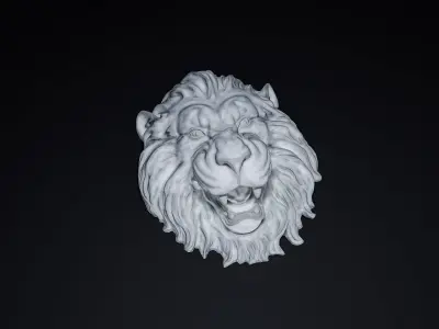 lion magnets 3D print model