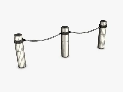 Log Barrier 3D model