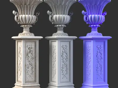 Roberto Giovannini Vase Art 531 PBR Low-poly 3D model