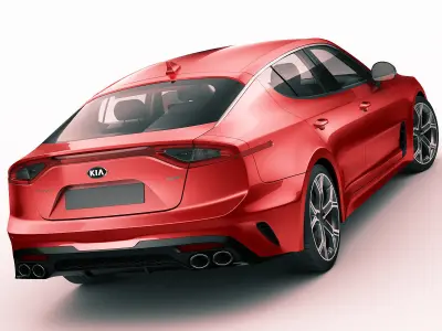 Kia Stinger GT 2017  3D model