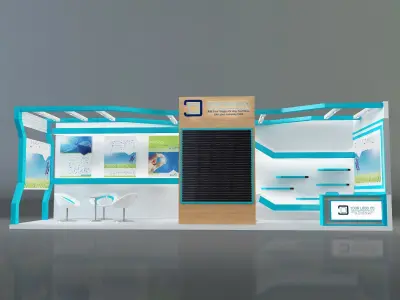 Booth Exhibition Stand a325e 3D model