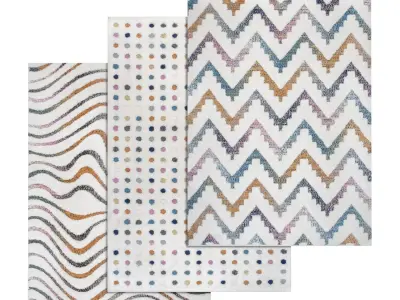 Rug Set 1786 3D model