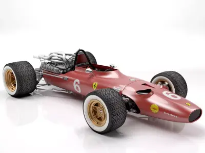 Ferrari F1 312 1966 3D model