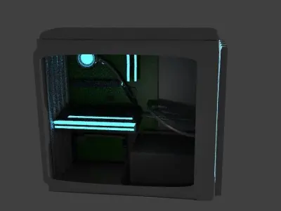 gaming pc 3D model