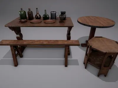 Medieval Props-1 3D model