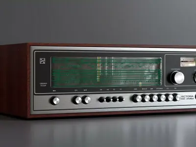 Rare HI FI tuner 3D model