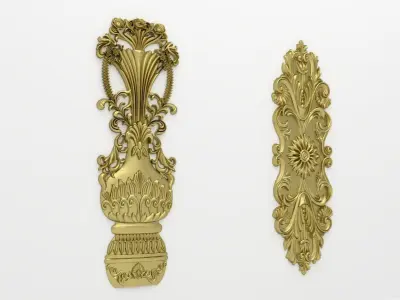 Classic decor ornament v-10 3D model 3D model