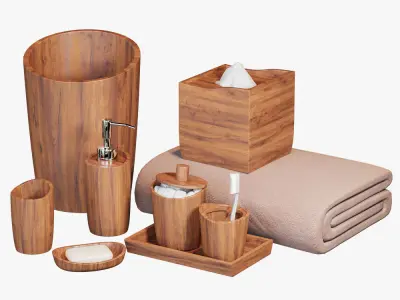 Bathroom Accessories Vol 01 3D model