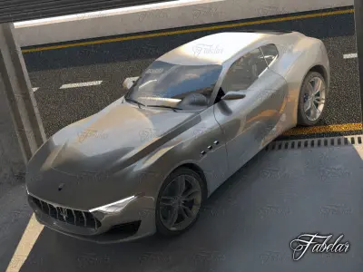 Maserati Alfieri garage 3D model