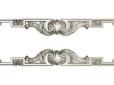 Classic carved 197 3D model