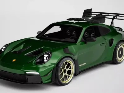 Porsche 911 GT3 RS 992 Manthey Kit 2025 3D model 3D model