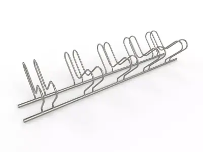 Bike Rack M10 Low-poly 3D model