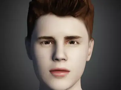 Highly Detailed 3D Model of Justin Bieber 3D model