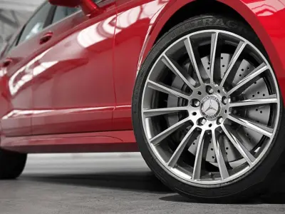 Mercedes-Benz Car 3d model Low-poly 3D model