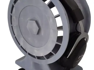 Headphone Stand Rim 3D print model
