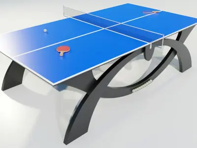Ping Pong Table 3D model
