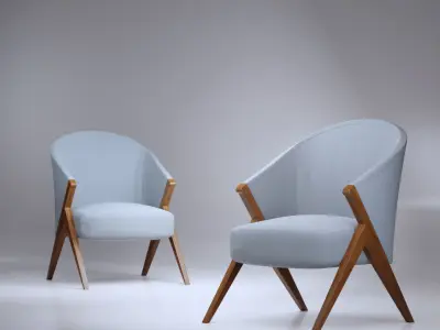 Modern Armchair  Free 3D model