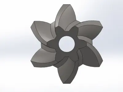 HELICAL BEVEL GEAR 3D model
