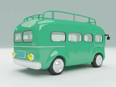 Car Cartoon 3D model