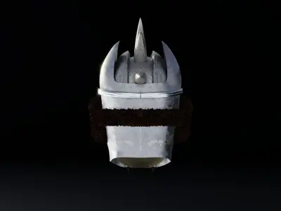 Slayer Helmet Low-poly 3D model