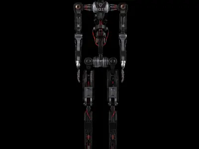 Robot-01 humanoid robot Free 3D model